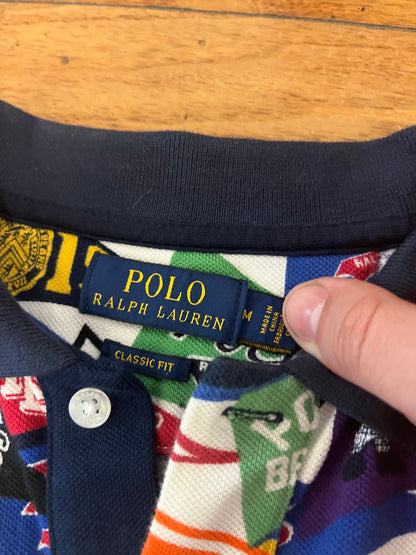2010s Polo Ralph Lauren Bear Pendent Shirt (M)