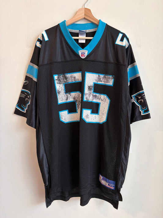 00s Carolina Panthers Dan Morgan Reebok Home Jersey (XL)