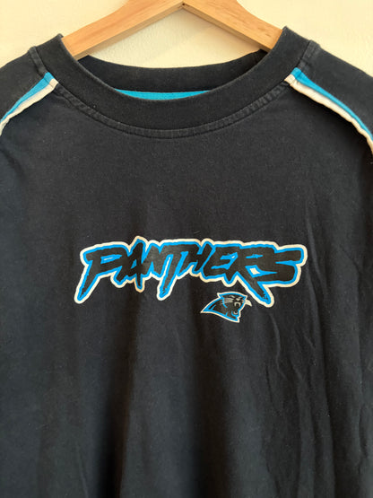 00s Carolina Panthers Cat Scratch Long Sleeve Shirt (M)