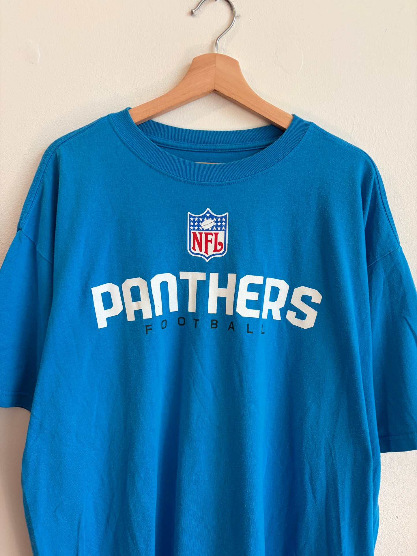 00s Carolina Panthers Football Blue NFC South Tee (XL)