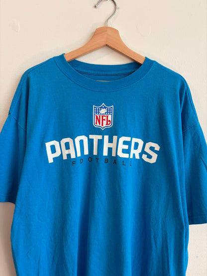 00s Carolina Panthers Football Blue NFC South Tee (XL)