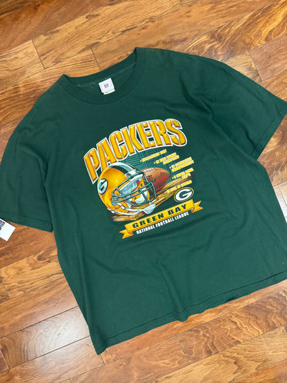 2003 Green Bay Packers Helmet Tee (XXL)