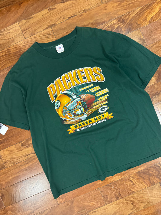 2003 Green Bay Packers Helmet Tee (XXL)