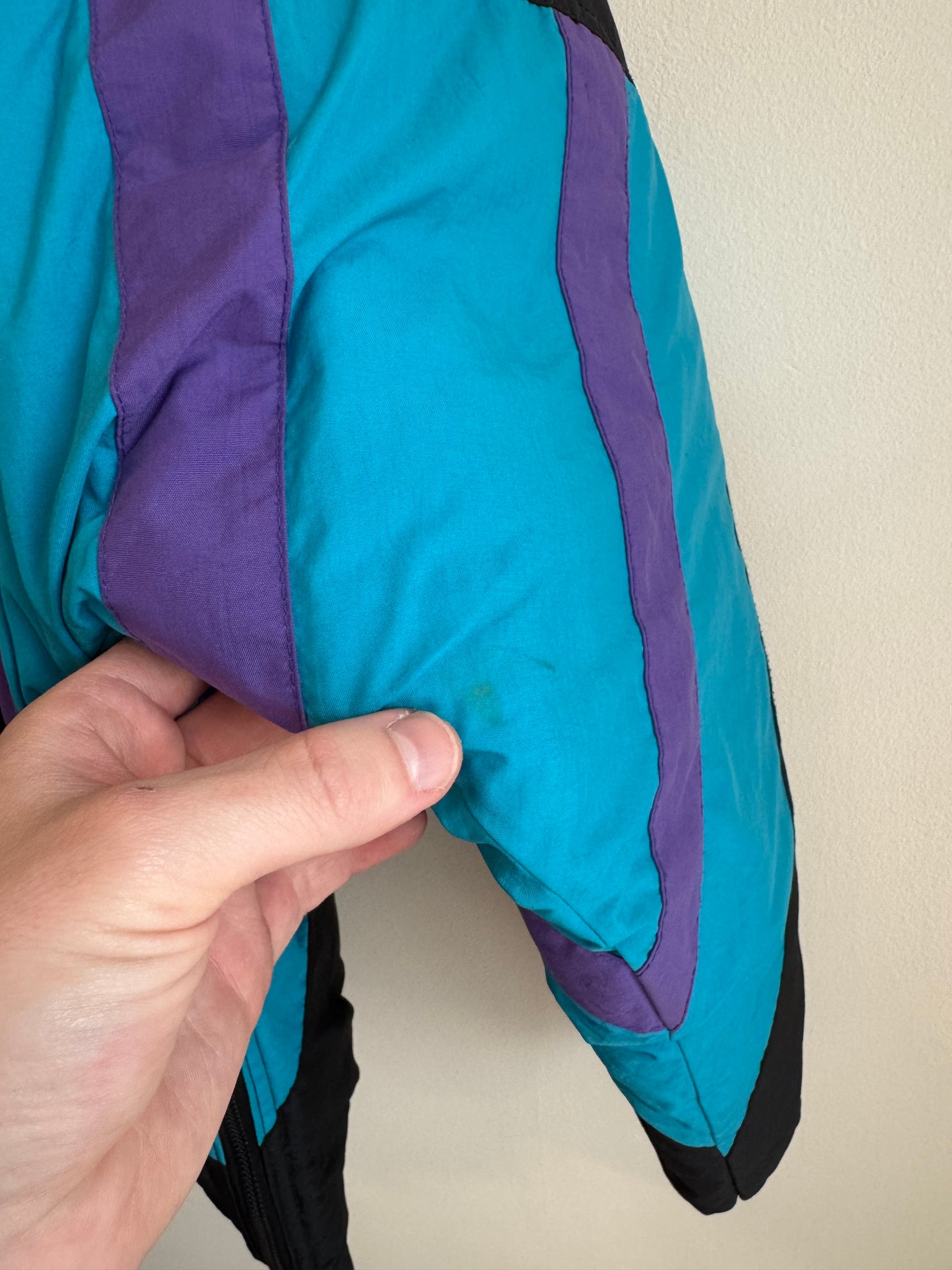 90s Charlotte Hornets Black Starter Puffer Jacket (L)