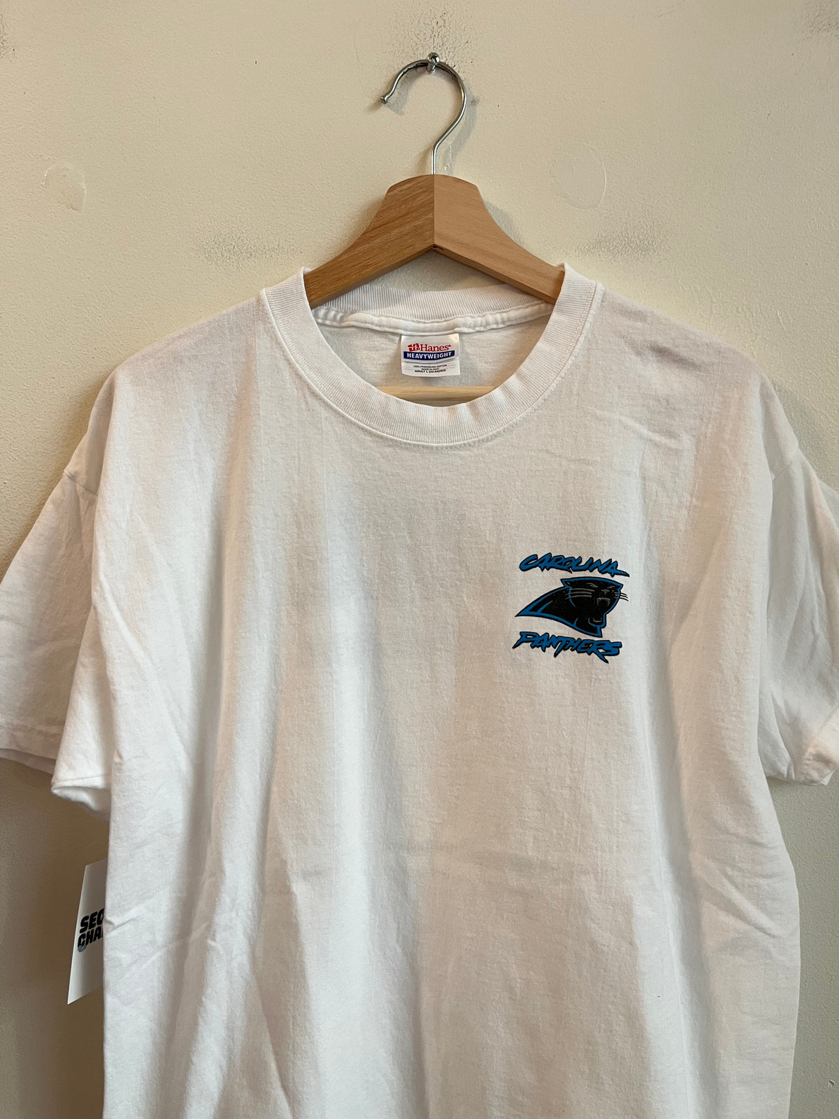 00s Carolina Panthers Cat Scratch Alltel Sponser Tee (L)