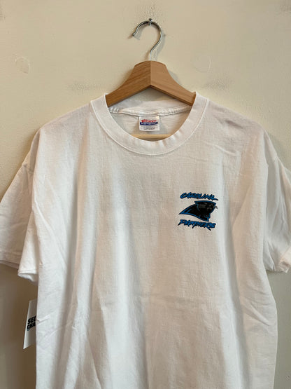 00s Carolina Panthers Cat Scratch Alltel Sponser Tee (L)