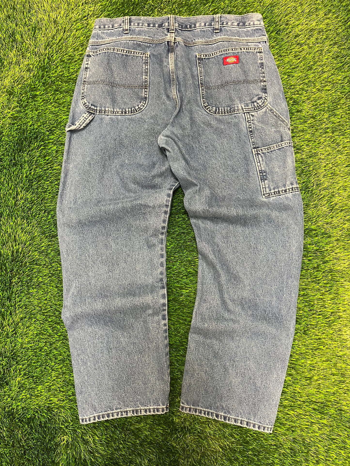 Dickies Carpenter Workwear Blue Jeans (38 x 32)