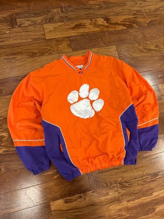 90s Clemson Two Toned Collegiate Windbreaker (M)