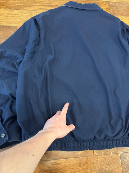 90s Polo Ralph Lauren Navy Lined Essential Jacket (XXL)