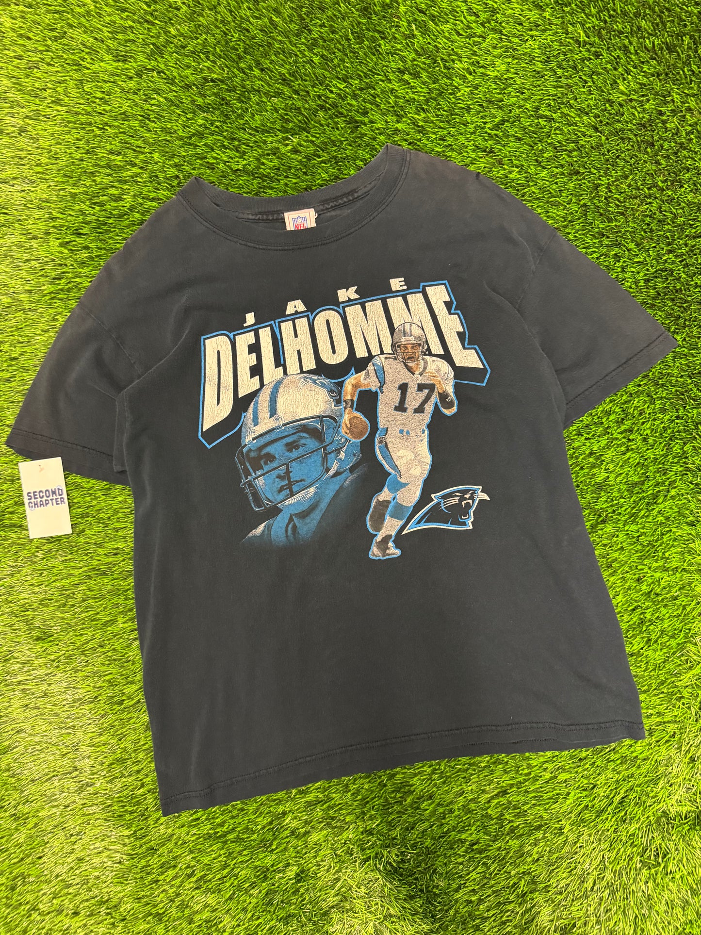 00s Carolina Panthers Jake Delhomme Tee (L)