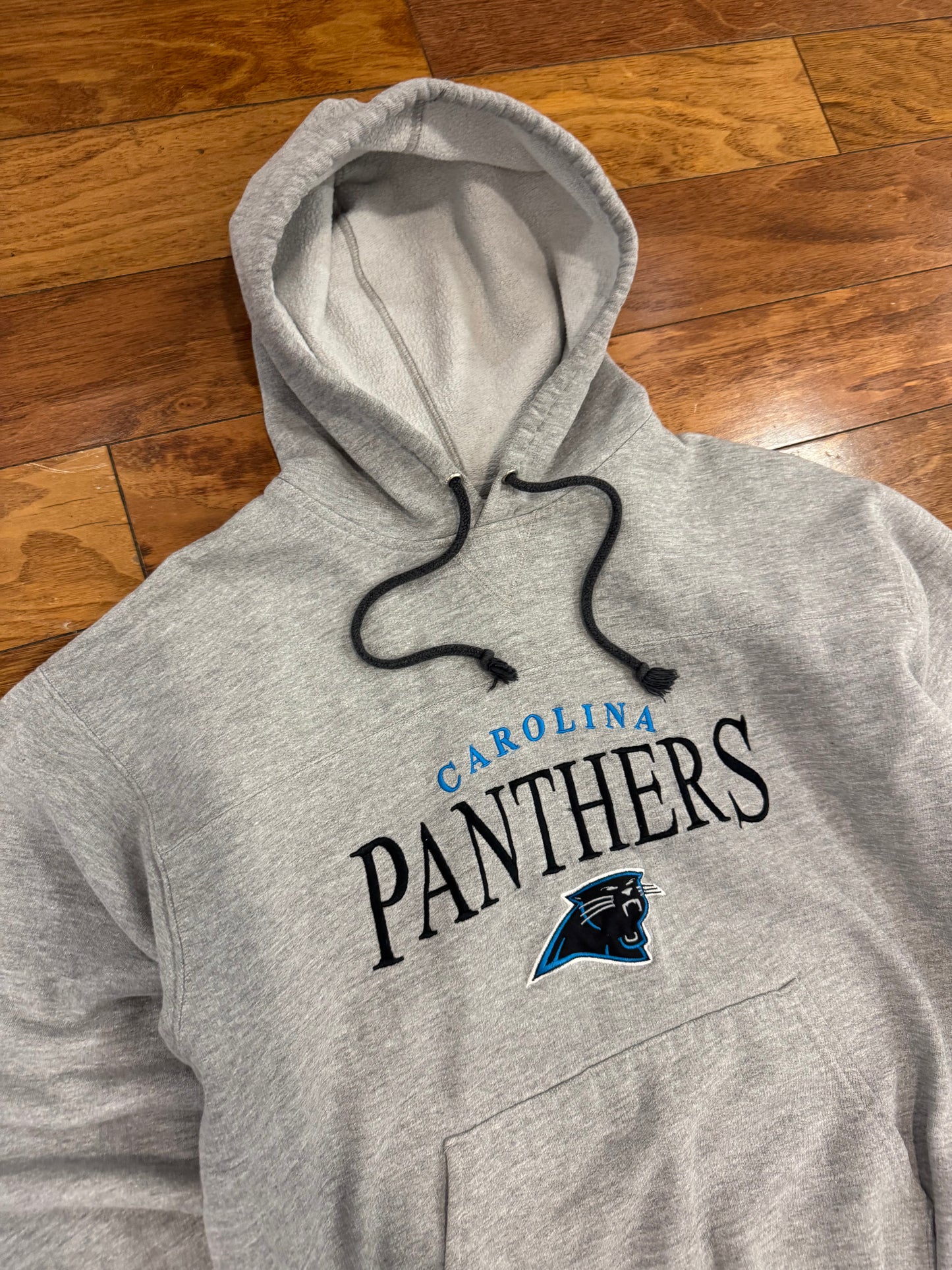 00s Panthers Grey Embroidered Hoodie (M)