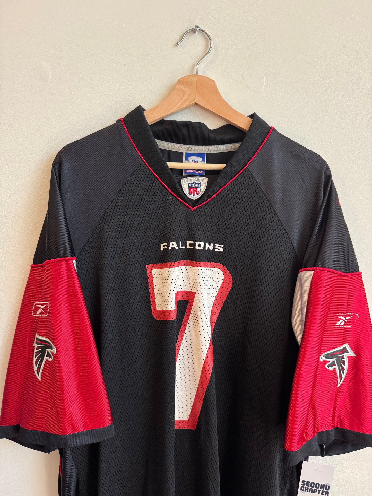 00s Atlanta Falcons Michael Vick Two Tone Reebok Jersey (XL)