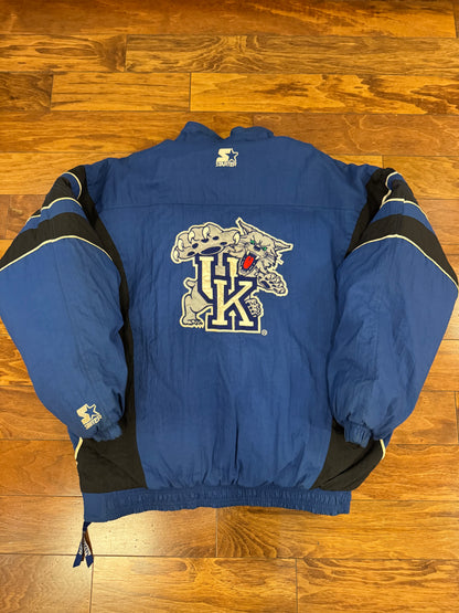90s University of Kentucky Vintage Starter Puffer Jacket (XL)