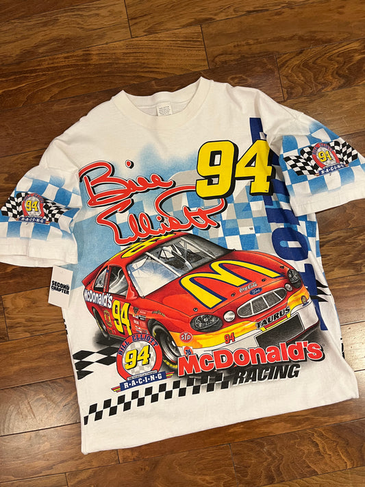 1998 Bill Elliott McDonald's Winston Cup AOP Nascar Tee (XL)