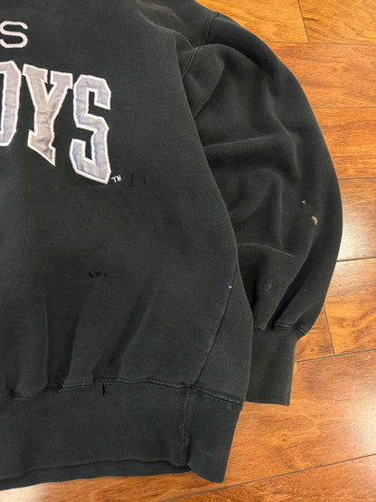 90s Dallas Cowboys Thrashed Logo Athletics Crewneck (XL)