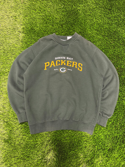 00s Green Bay Packers Embroidered Crewneck (L)