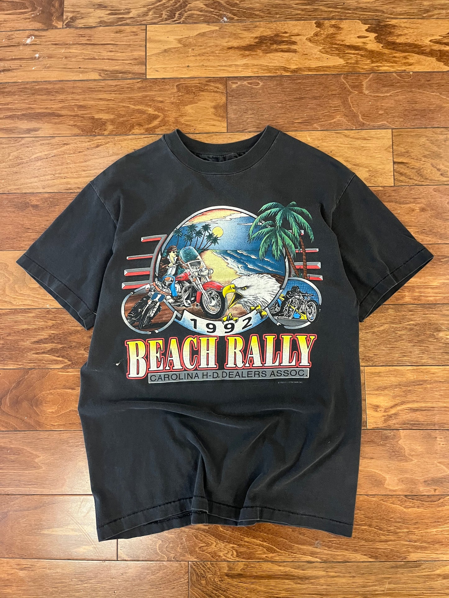 1992 Harley Davidson Beach Rally Carolina Tee (M)