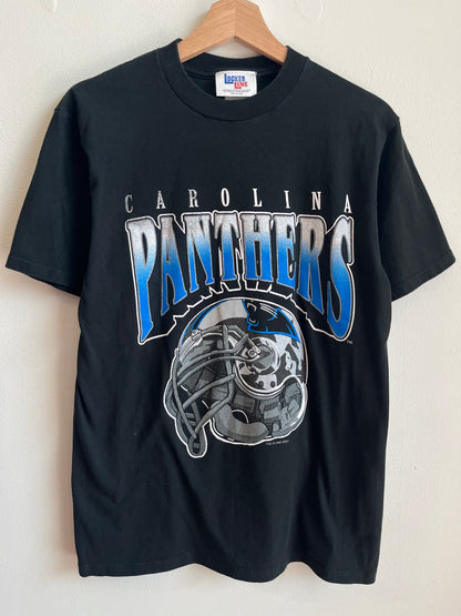1995 Carolina Panthers Locker Line Spell Out Tee (M)