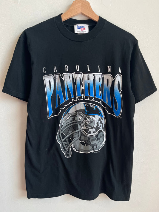 1995 Carolina Panthers Locker Line Spell Out Tee (M)
