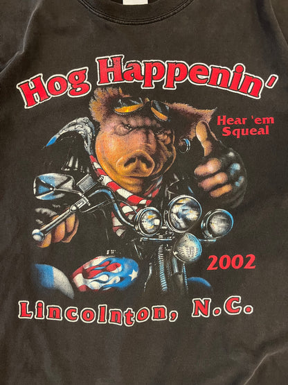 2002 Hog Happenin' Biker Tee (XL)