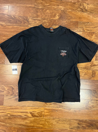 2001 Harley Davidson World Shop Pocket Tee (XXXL)