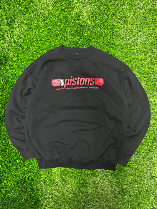 90s Detroit Pistons Team Issued Vintage Exclusive Nike NBA Crewneck (XL)