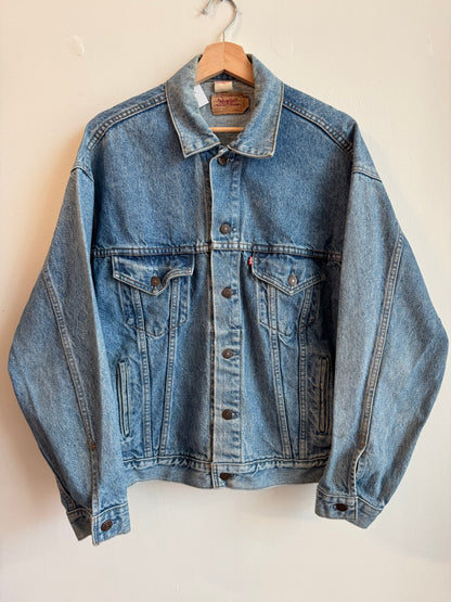 80s Levi's Light Wash Vintage Jean Jacket (L)