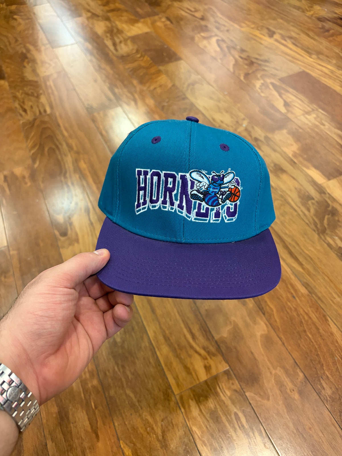 2010s Charlotte Hornets Adidas Hardwood Classics Deadstock Hat (OS)