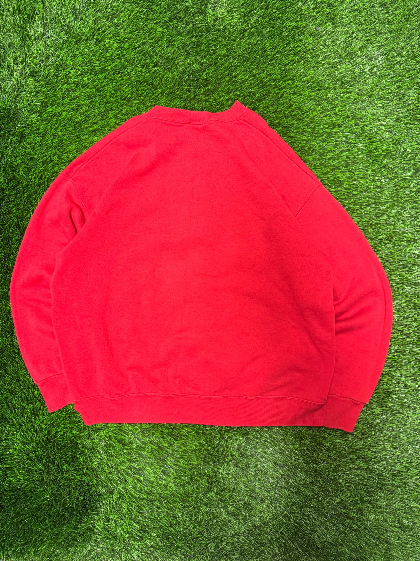 90s Detroit Red Wings Vintage Lee Spell Out Crewneck (XL)