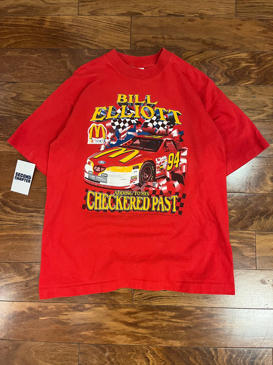 1996 Bill Elliot Nascar Front/Back Graphic Tee (L)