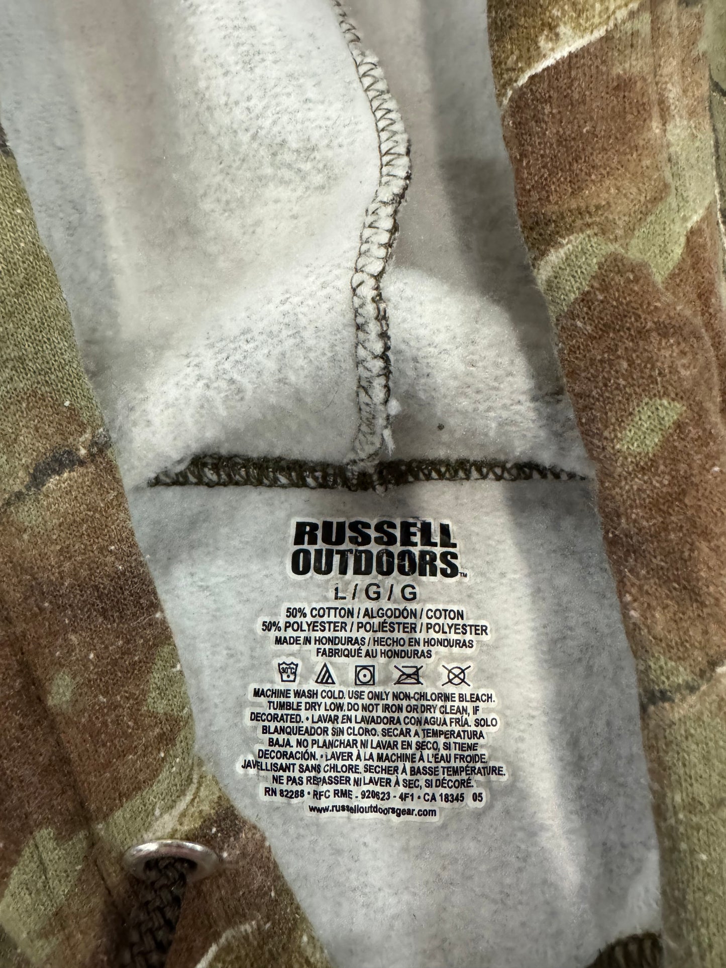 00s Russell Athletics Realtree Camo Hoodie (L)