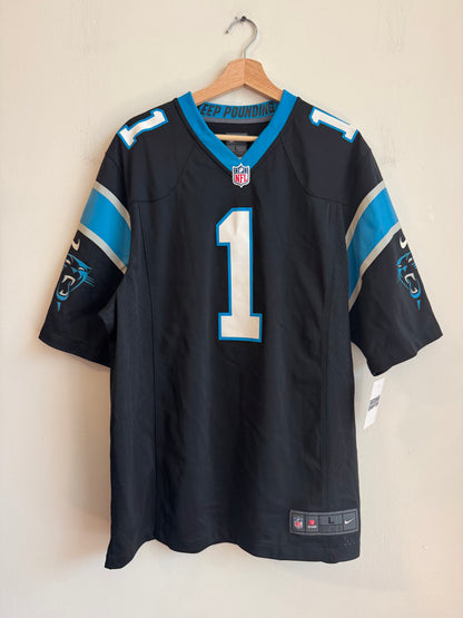 2012 Carolina Panthers Cam Newton Nike Home Jersey (L)