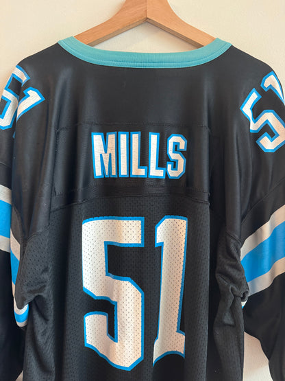 90s Carolina Panthers Sam Mills Faded Reebok Jersey (XL)