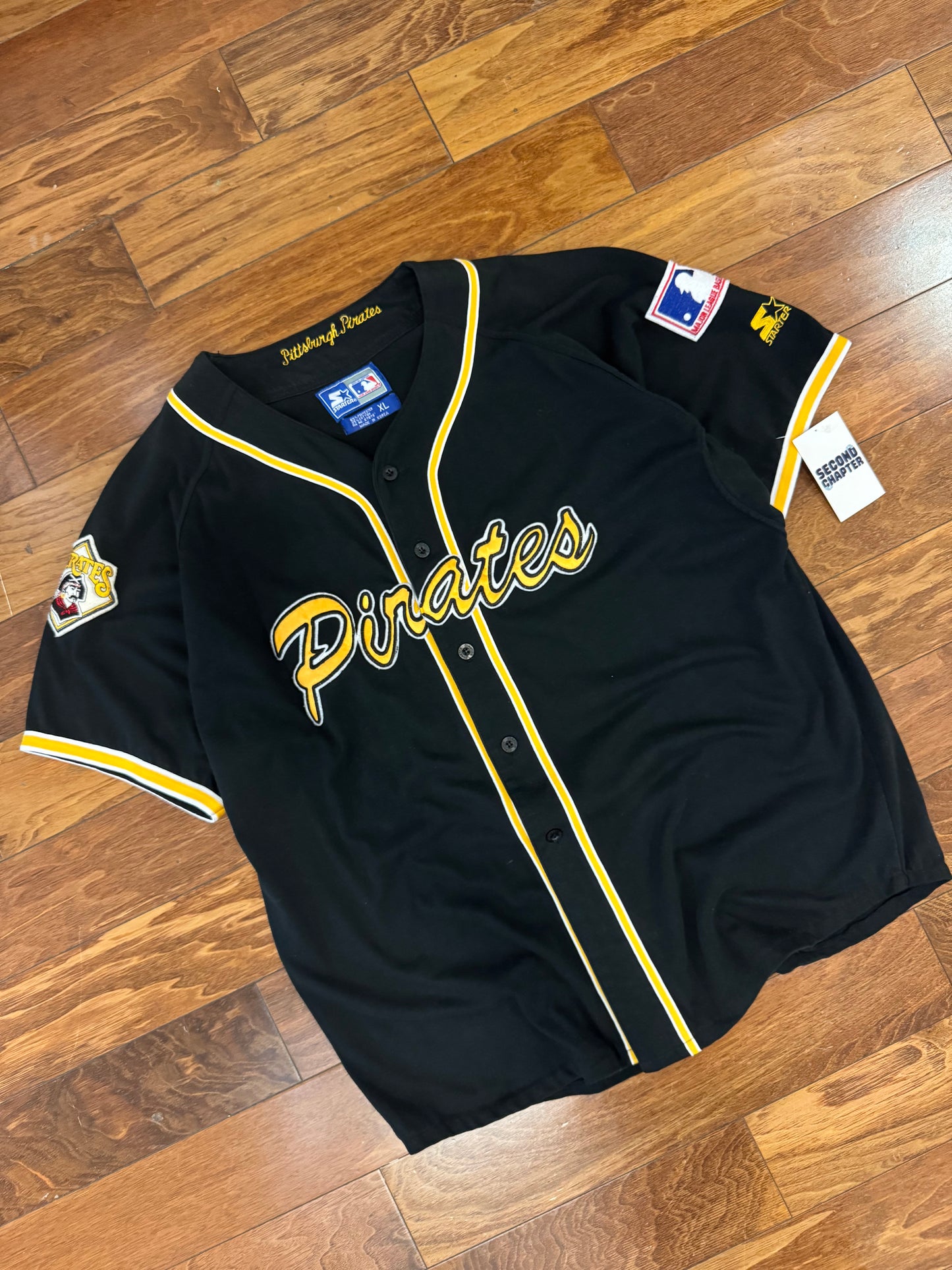 90s Pittsburgh Pirates Starter Script Jersey (XL)