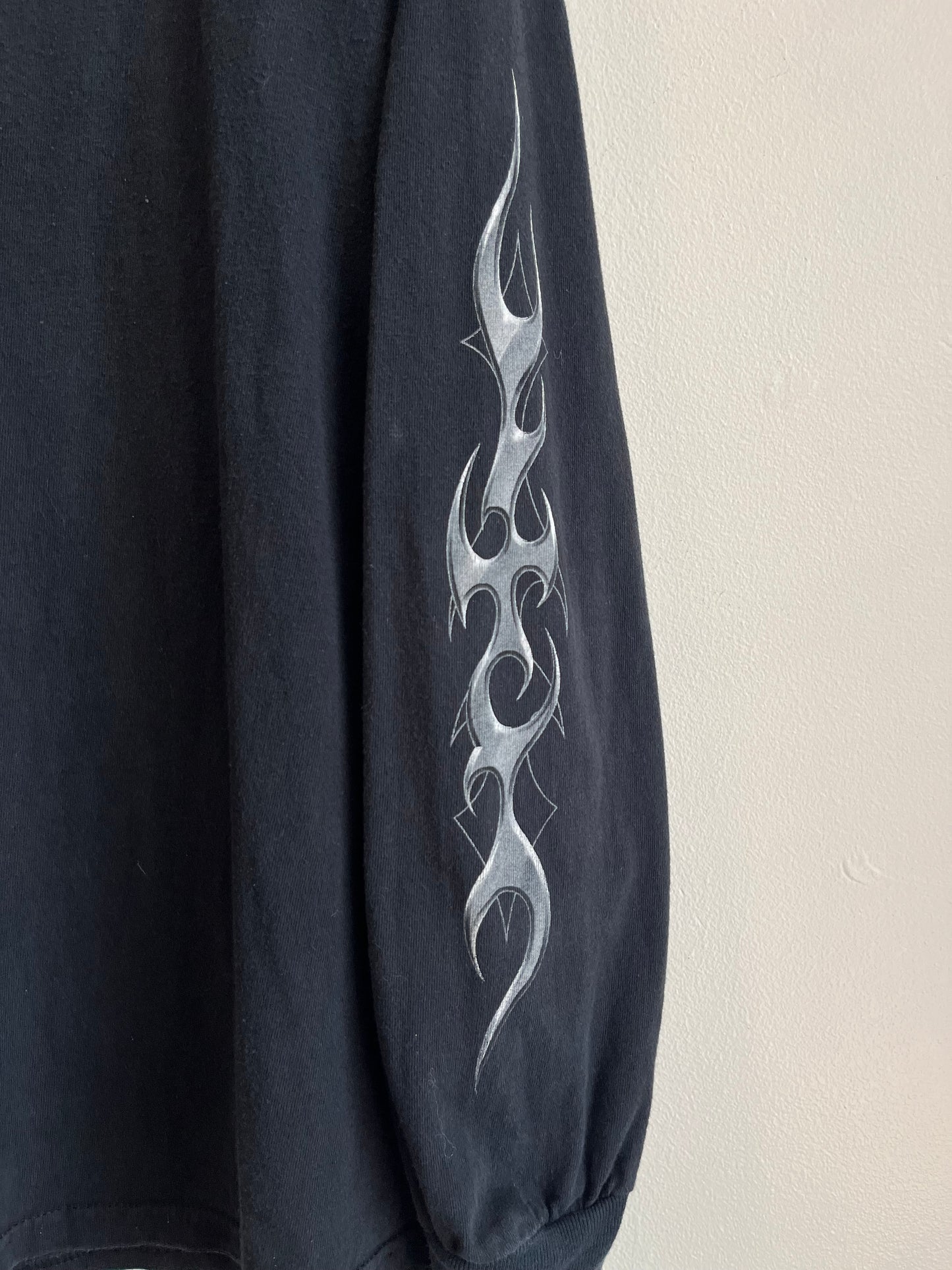 00s Orange County Chopper Black Long Sleeve Shirt (L)