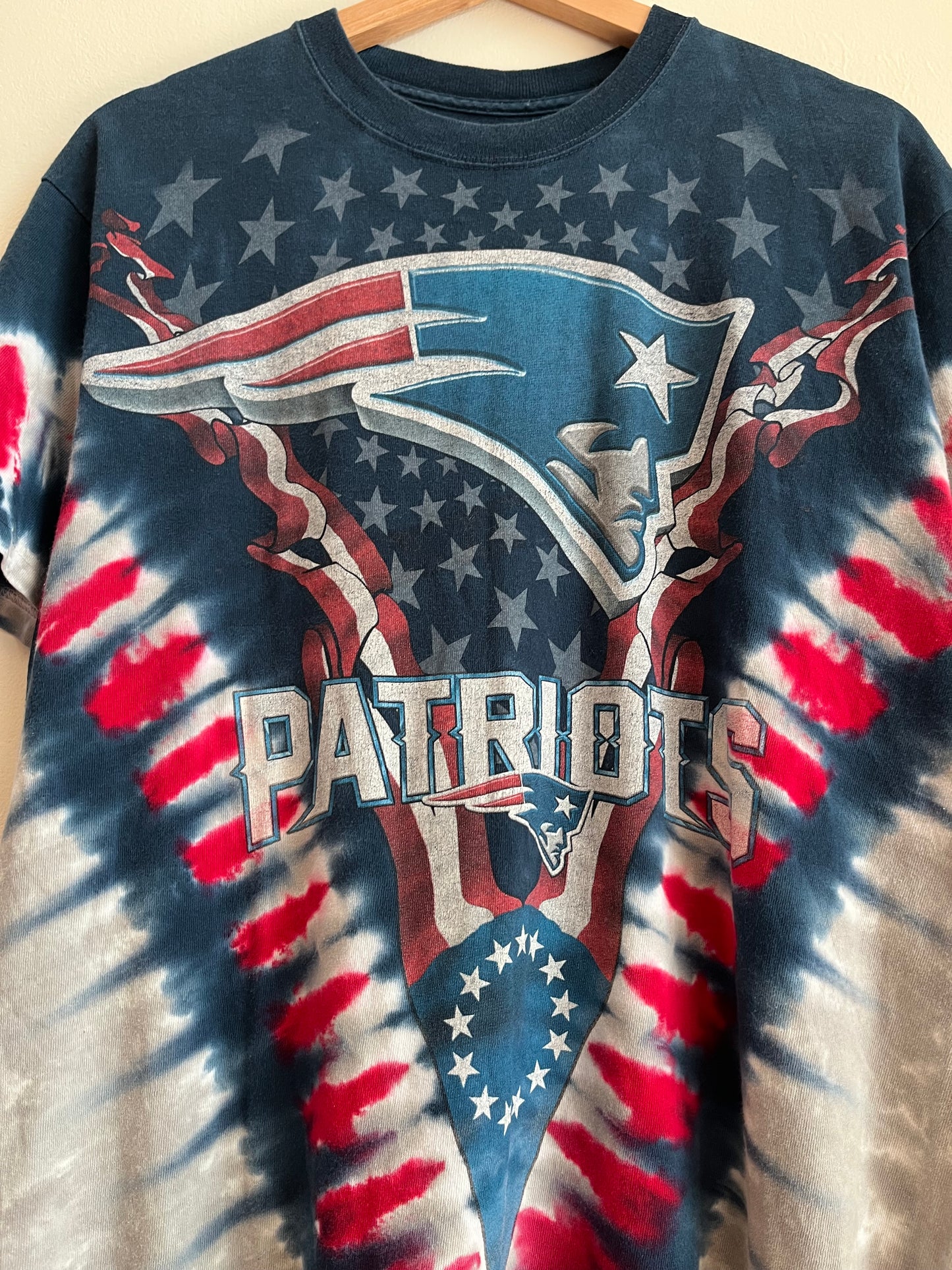 00s New England Patriots Majestic Tie Dye Tee (M)