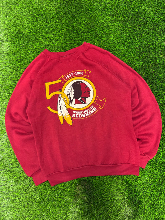 1986 Washington Redskins 50 Crewneck (M)