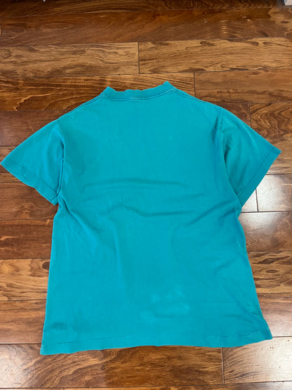 1994 Miami Dolphins Shattered Logo Tee (L)