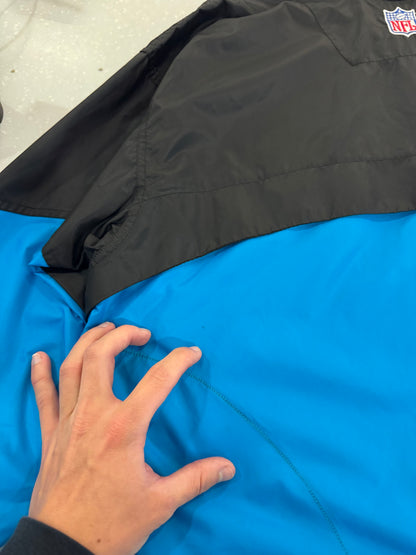 2000s Carolina Panthers Cat Scratch Nike Center Swoosh  Windbreaker (L)