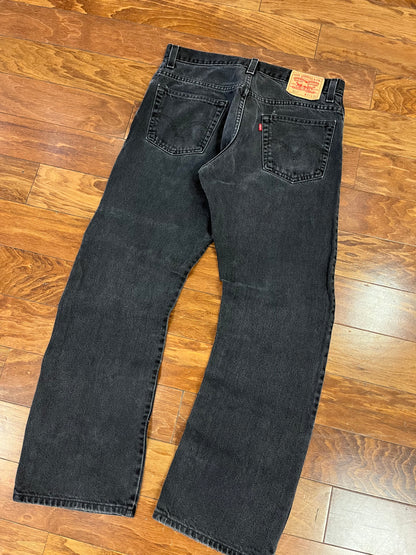 2009 Levi's 517 Black Bootcut Jeans (34 x 32)