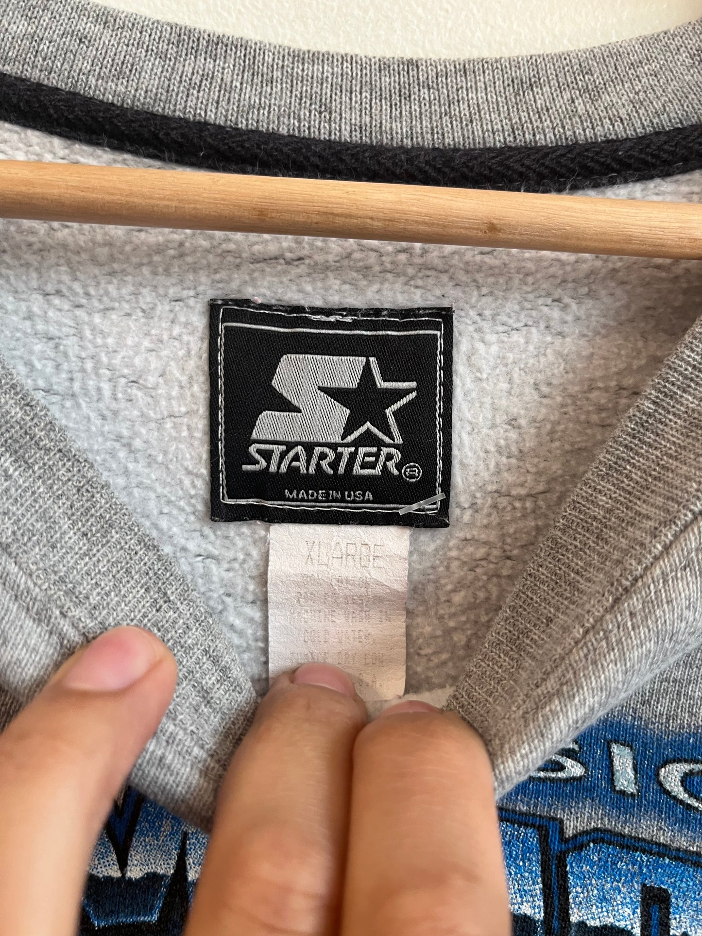 1996 Carolina Panthers NFC West Starter Crewneck (XL)