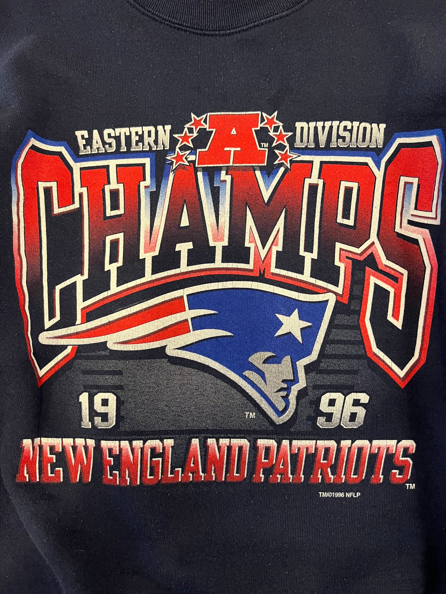 1996 New England Patriots Pro Line NFL Crewneck (L)