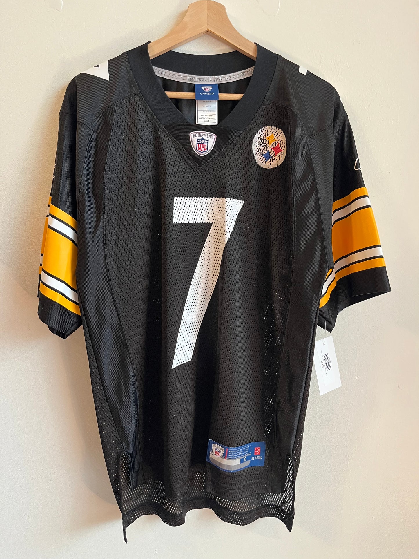 2011 NFL Reebok Big Ben Roethlisberger Pittsburgh Steelers Jersey (S)