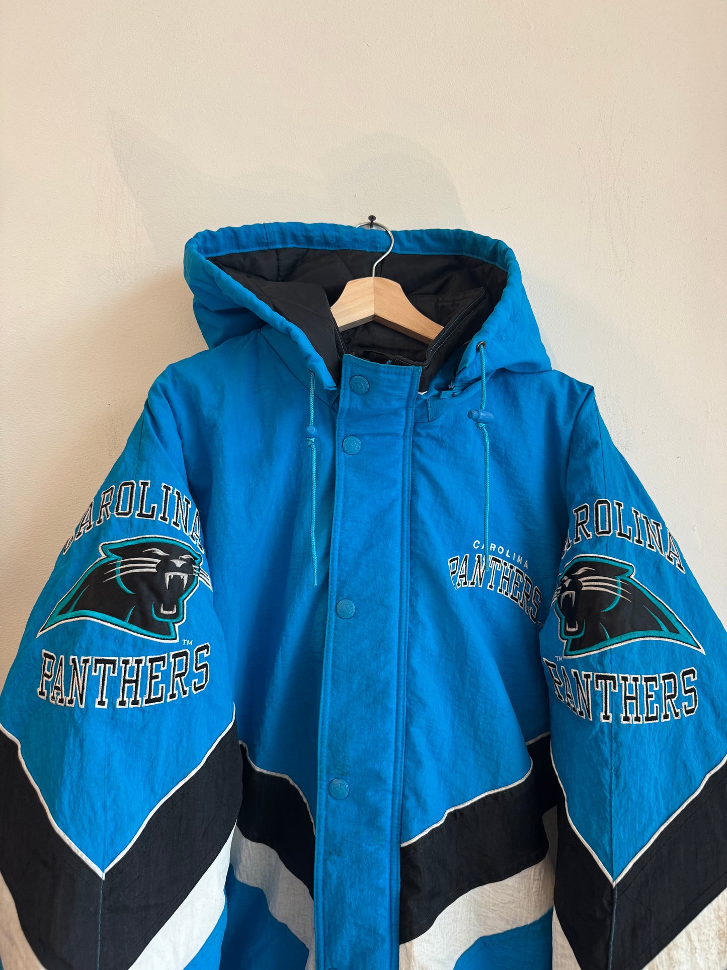 90s Carolina Panthers NFL Pro Line Puffer Jacket  (XXXL)