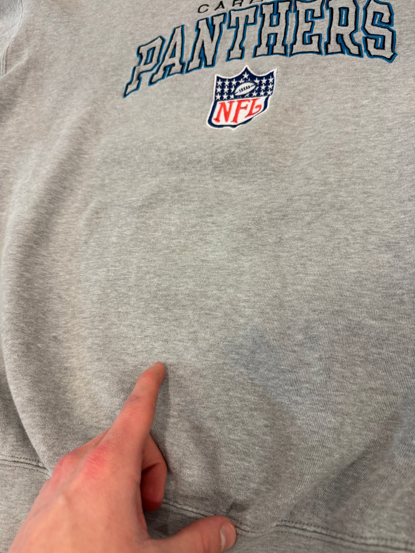 00s Carolina Panthers Embroidered Crewneck (XXL)