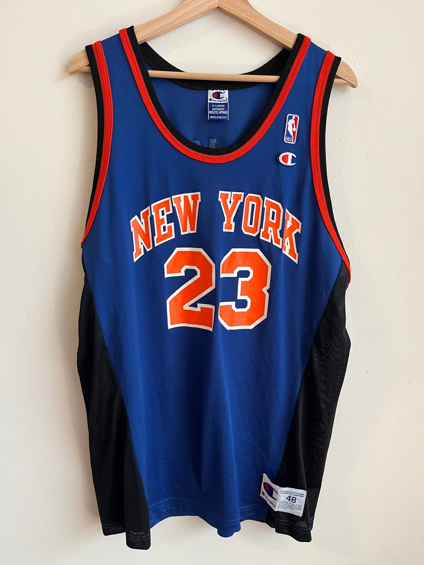 90s New York Knicks Marcus Camby Jersey (XL)