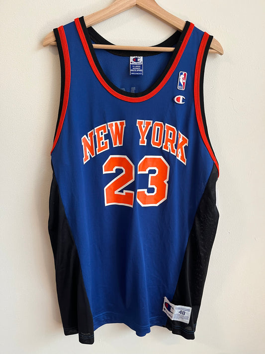 90s New York Knicks Marcus Camby Jersey (XL)