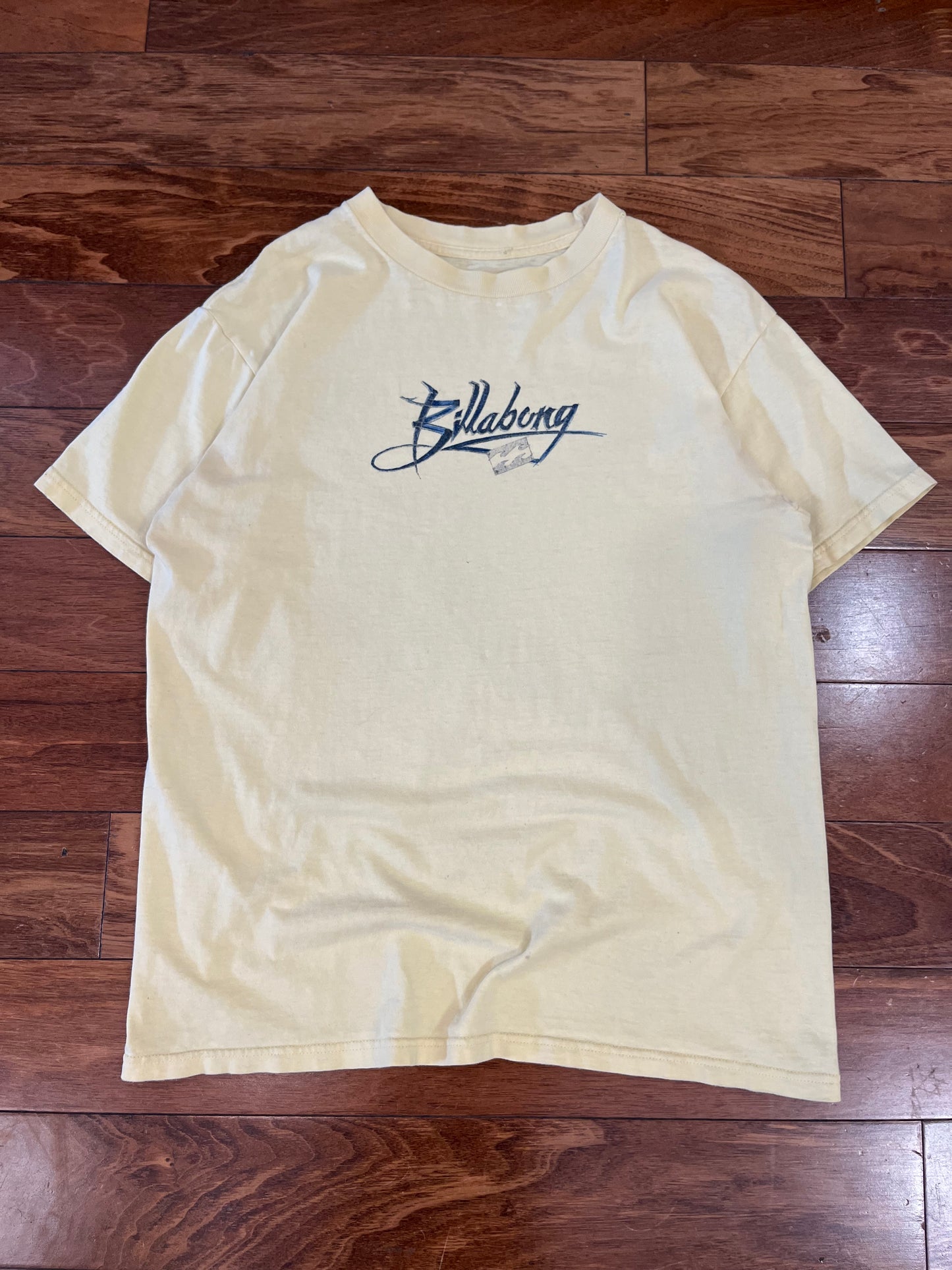 2010s Billabong Yellow Surf Tee (M)