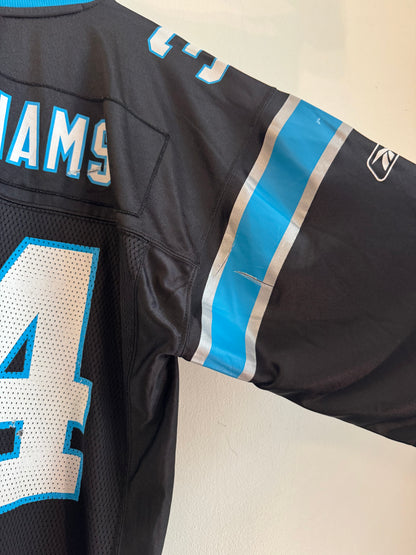 00s Carolina Panthers Deangelo Williams Reebok Home Jersey (M)