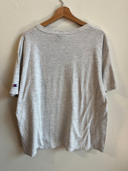 1993 Carolina Panthers XXL Champion Boxy Grey Tee (XL)